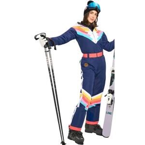 Tipsy Elves Santa Fe Shredder Ski Suit, Women's Size Large, NWT